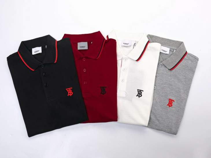 Picture of Burberry Polo Shirts Short _SKUBurberryS-2XLsr0428798